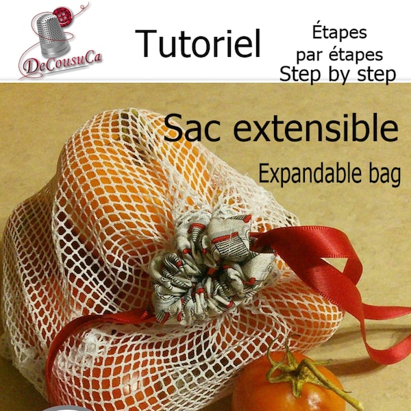 PDF, Tutoriel, Vegetables bag, in french and anglish