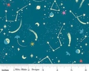 Glow in the dark, QUILT FABRIC Halloween, quilt cotton- Tiny Treaters de Riley Blake Designs