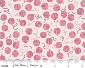 RILEY BLAKE, Cat's Meow, Pink, 11633, quilt cotton