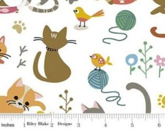 QUILT FABRIC Cat's Meow, quilt cotton- Cat's Meow de Riley Blake Designs