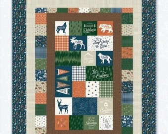 PDF, ADVENTURE is CALLING, 57.5'' X 71'', Tutoriel - Adventure is Calling de Riley Blake Designs