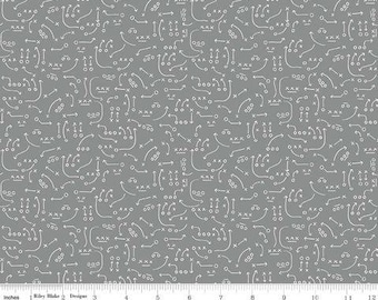 RILEY BLAKE, Gray, Varsity, 7434, quilt cotton, designer cotton