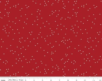 QUILT FABRIC Barn Red, Blossom, cotton quilt, cotton designer - 715 de Riley Blake Designs