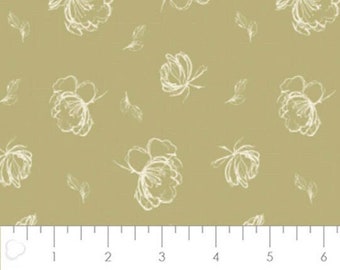 CAMELOT FABRICS, Falling Etched Floral, 100% Cotton - Oxford, Laura Ashley de Camelot Fabrics