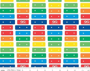 QUILT FABRIC XYLOPHONE, 100% cotton, quilt cotton - 9761 de Riley Blake Designs