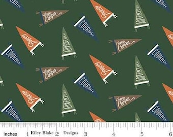 RILEY BLAKE, Adventure is Calling of Riley Blake Designs, GREEN, 10723 , fabric, cotton, quilt cotton