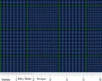 RILEY BLAKE, Plaids, Bleu, All About Plaids, 639, cotton quilt, cotton designer