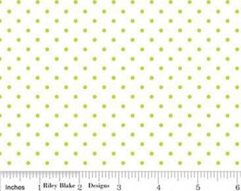 RILEY BLAKE, DOT White, lim, Scuba, cotton quilt, cotton designer - 660-32 de Riley Blake Designs