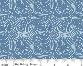 RILEY BLAKE, Swirl, Riptide, cotton quilt, cotton designer - Riptide de Riley Blake Designs