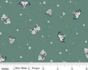 RILEY BLAKE, butterfly pattern 100% cotton - Camp Woodland de Riley Blake Designs