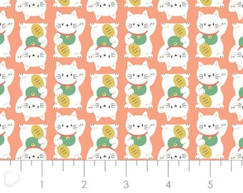 QUILT FABRIC Cat, Sushi, On a Roll, 21210203, 100% cotton, quilt cotton - On a Roll de Camelot Fabrics