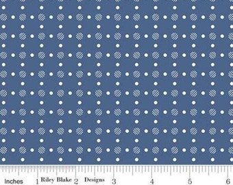 END of BOLT, Bee Basics, DENIM, 100% cotton quilt, cotton designer - 6405 de Riley Blake Designs