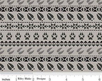 RILEY BLAKE, Stripes, Tree Pine, Trees, Light Gray, Timberland, 10334, cotton quilt, cotton designer