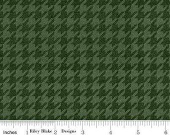 RILEY BLAKE, Pied de poule, All About Plaids, GREEN, 637, cotton quilt, cotton designer