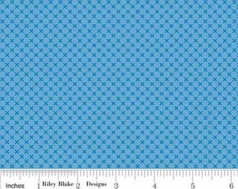 RILEY BLAKE, Medium blue, 210, cotton quilt, cotton designer