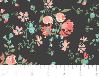 QUILT FABRIC FLOWER, 100% cotton, Anglesey - The Notthingham de Camelot Fabrics