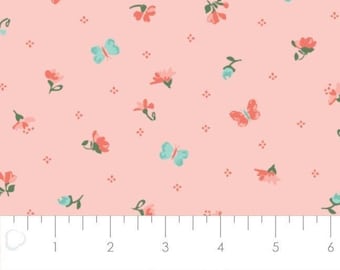 CAMELOT FABRICS, Fabric 100% cotton, Harriet, 7140803, col 04, PINK - The Notthingham of Laura Ashley