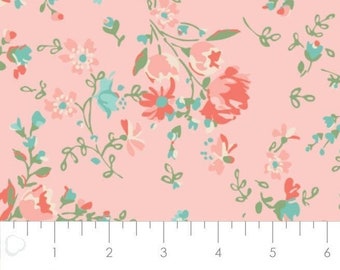 Camelot Fabrics, Fabric 100% cotton, Anglesey, 71170201, col 04, PINK - The Notthingham of Laura Ashley, Camelot fabrics