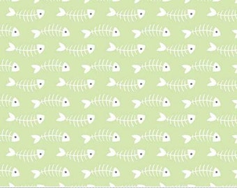 RILEY BLAKE, Fishbones, cotton quilt, cotton designer - Purrfect Day de Riley Blake designs
