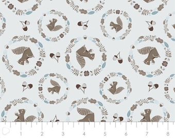 CAMELOT FABRICS, Squirrel, Forest, 100% cotton - Watson de Camelot Fabrics