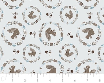 CAMELOT FABRICS, Squirrel, Forest, 100% cotton - Watson de Camelot Fabrics