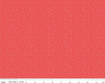 QUILT FABRIC Dot, cotton quilt, cotton designer- Strawberry Honey de Riley Blake Designs