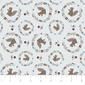 CAMELOT FABRICS, Squirrel, Forest, 100% cotton - Watson de Camelot Fabrics