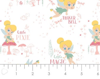 QUILT FABRIC Tinker Bell, 100% cotton, cotton quilt, cotton designer - Camelot Fabrics