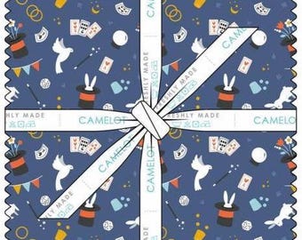 QUILT FABRICS, 42 squares 10 inchs, 100% cotton, quilt cotton - Abracadabra of Camelot Fabrics
