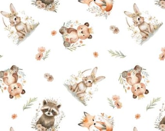 Quilt Fabric SAGEBRUSH BABIES TOSS, Cotton Quilt Fabric , 55250201-01, Sagebrush Babies de Camelot Fabrics