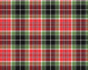 Fabric cotton Holiday plaid, 49230107-04, QUILT FABRICS, 100% cotton, quilt cotton - Comfort and Joy Collection of Camelot Fabrics