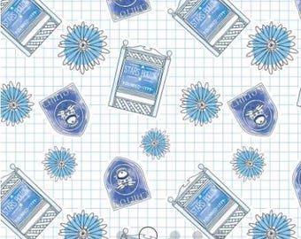 Fabric cotton, SOFT STARS HOLLOW, 23840113, 01, Quilt Fabrics, 100% cotton, quilt cotton - Gilmore Girls of Camelot Fabrics