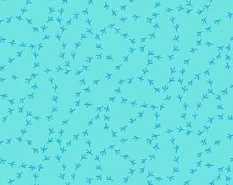 SALE, Fabric TURQUOISE, 100% coton, 9634 - The Coop de Andover