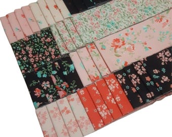 40 Stripes, Jelly Rolls, 2 1/2" X 44", Pre-Cut cotton - THE NOTTHINGHAM de Camelot Fabrics