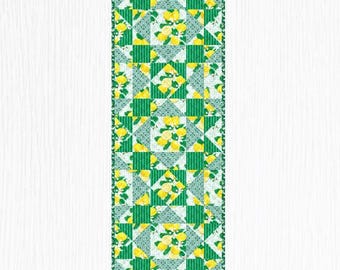 PDF, MEADOW STAR Table Runner, 18'' X 54'', Tutoriel - Lemon Drops de Camelot Fabrics