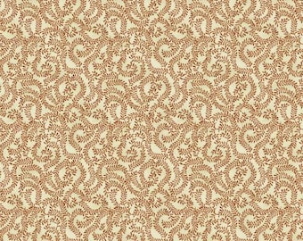 Fabric cotton Vines, Orange, 21240104, 03, QUILT FABRICS, 100% cotton, quilt cotton - Rhapsody of Camelot Fabrics