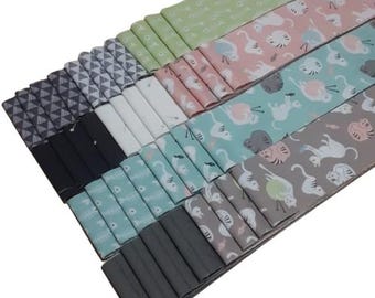 CAT Fabric, 40 Jelly Rolls, 2 1/2" X 44", Pre-Cut cotton - PURRFECT DAY de Riley Blake Designs