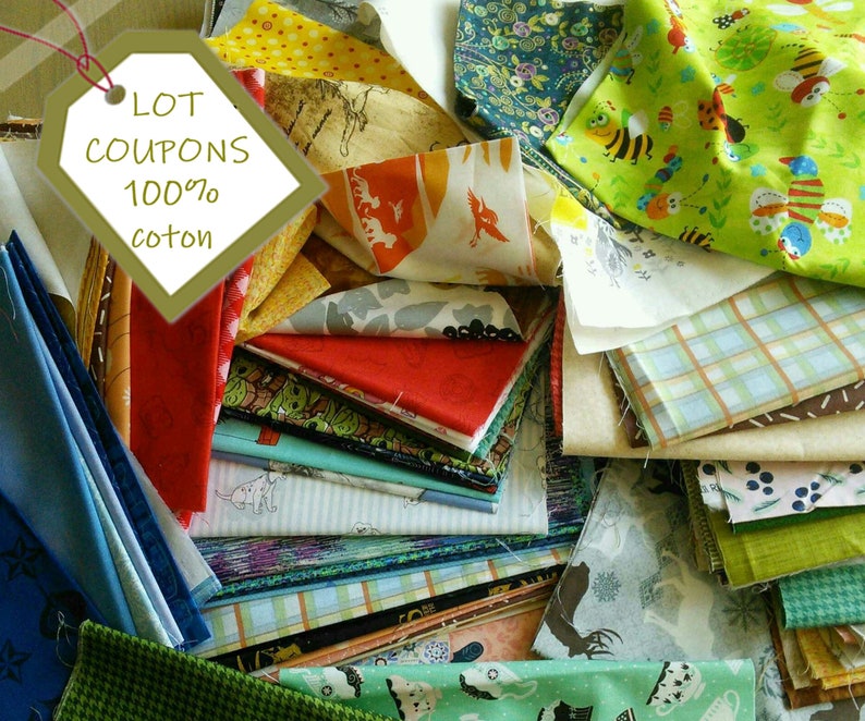 4 yards, Scrap Pack, Cotton SURPRISE Lot, 100% Cotton, Scrap quilt Cotton, Craft Cotton. See description before ordering. FINAL SALE GRANDES PIECES