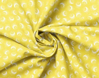 Fabric cotton, ECLIPSE, yellow, 68230204-04, QUILT FABRICS, 100% cotton, quilt cotton - Mysticat of Camelot Fabrics