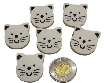 28mm, 6 buttons, BIG CAT white, BF45