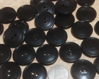 20mm, BLACK, 12 Buttons, button 2 holes