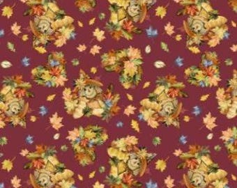 Fabric cotton, FRIENDLY SCARECROWS, 49250103, 01, Quilt Fabrics, 100% cotton, quilt cotton - Pumpkin Patch Keeper of Camelot Fabrics