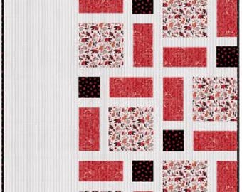PDF, FAIR and SQUARE Quilt, 50'' X 60'', Tutoriel - Oh Canada of Camelot Fabrics