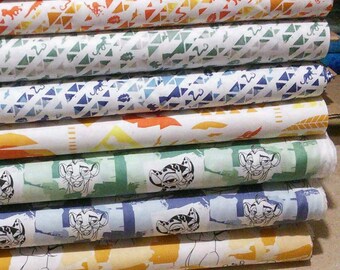 CAMELOT FABRICS, 7 prints, The Lion Guard, quilt cotton