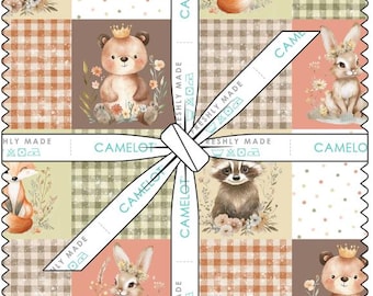 QUILT FABRICS, 42 squares 10 inchs, 100% cotton, quilt cotton - Sagebrush Babies of Camelot Fabrics