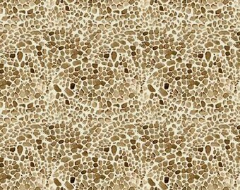 Fabric cotton Pebbles, Cream, 55230604, 02, QUILT FABRICS, 100% cotton, quilt cotton - Coastal Waterways of Camelot Fabrics