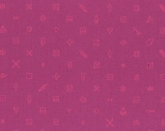 ANDOVER, 9883P, TRINKET, Majenta, quit fabric - Sun Print Luminance d'Andover Fabrics