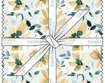 QUILT FABRICS, 42 squares 10 inchs, 100% cotton, quilt cotton - Garden Hour of Camelot Fabrics