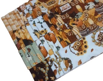 40 Stripes, Jelly Rolls, 2 1/2" X 44", Pre-Cut cotton - HAPPY FALLIDAY de Camelot Fabrics