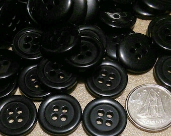 18mm, 12-50 Buttons BLACK, BTN 56